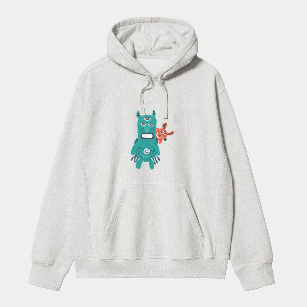 Three-Eyed Monster Twins Hoodie