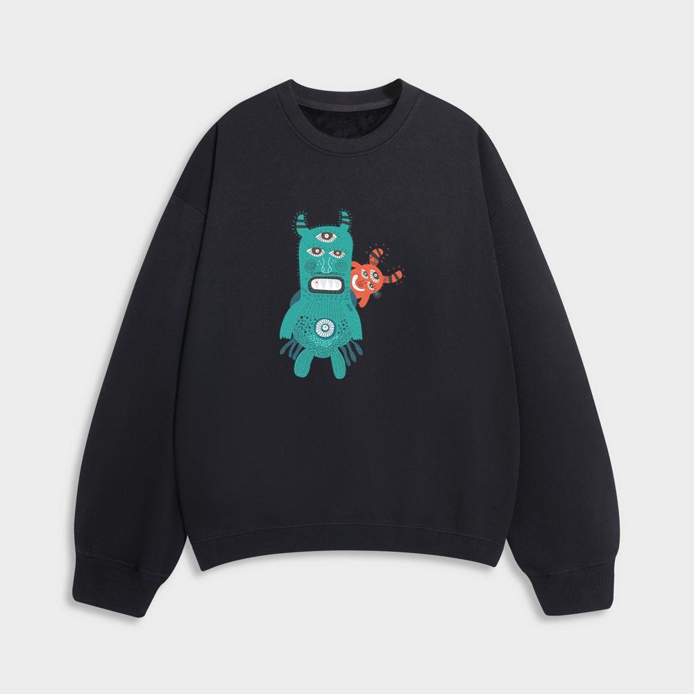 Three-Eyed Monster Twins Sweatshirt