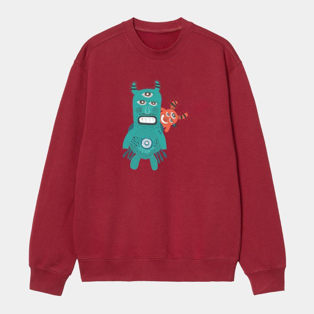 Three-Eyed Monster Twins Sweatshirt