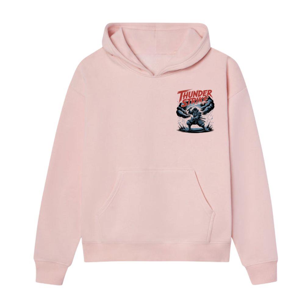 Thunder Strike Retro Fighter Design Hoodie