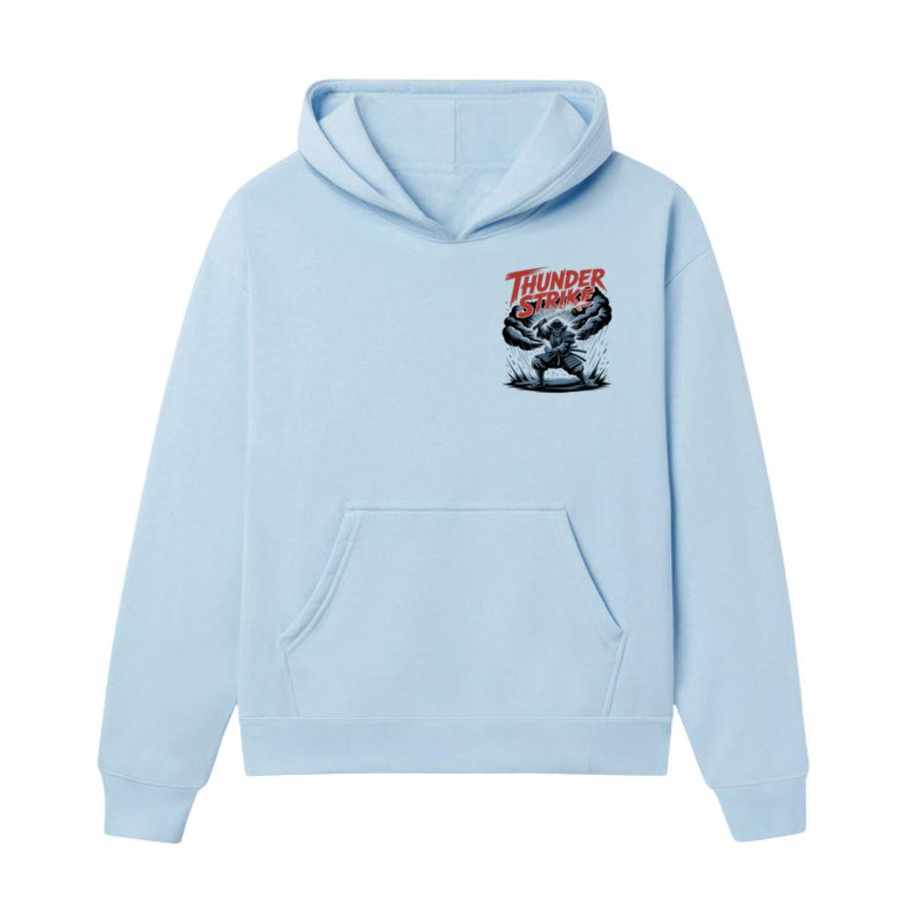 Thunder Strike Retro Fighter Design Hoodie