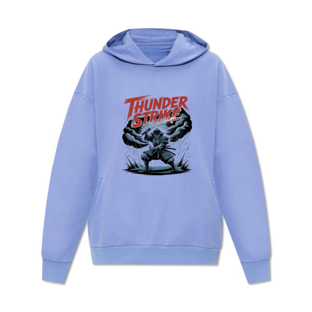 Thunder Strike Retro Fighter Design Hoodie