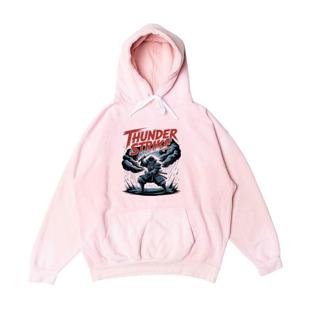 Thunder Strike Retro Fighter Design Hoodie