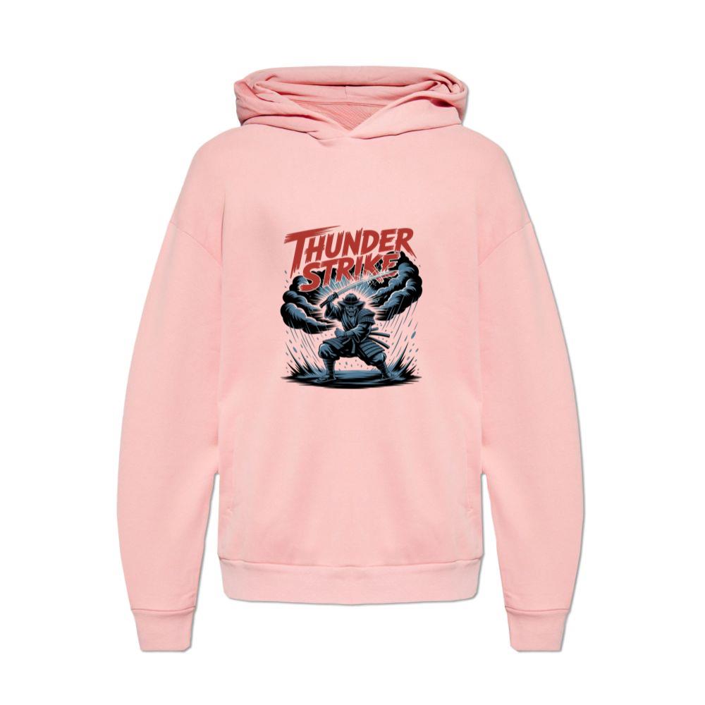 Thunder Strike Retro Fighter Design Hoodies