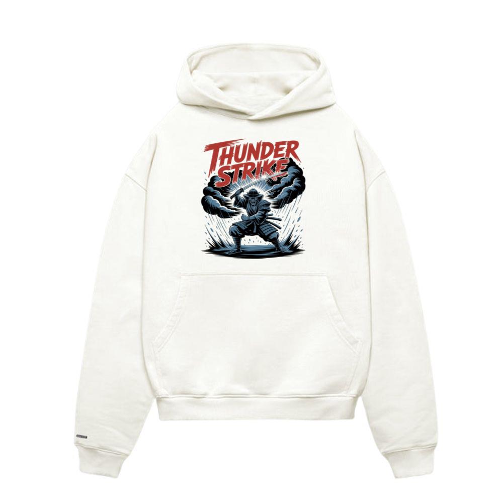Thunder Strike Retro Fighter Design Hoodies