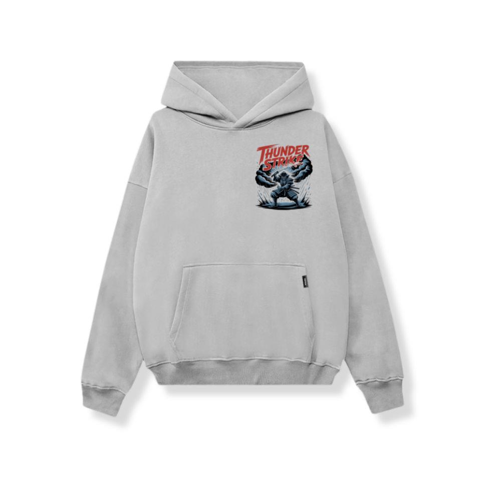 Thunder Strike Retro Fighter Design Hoodies