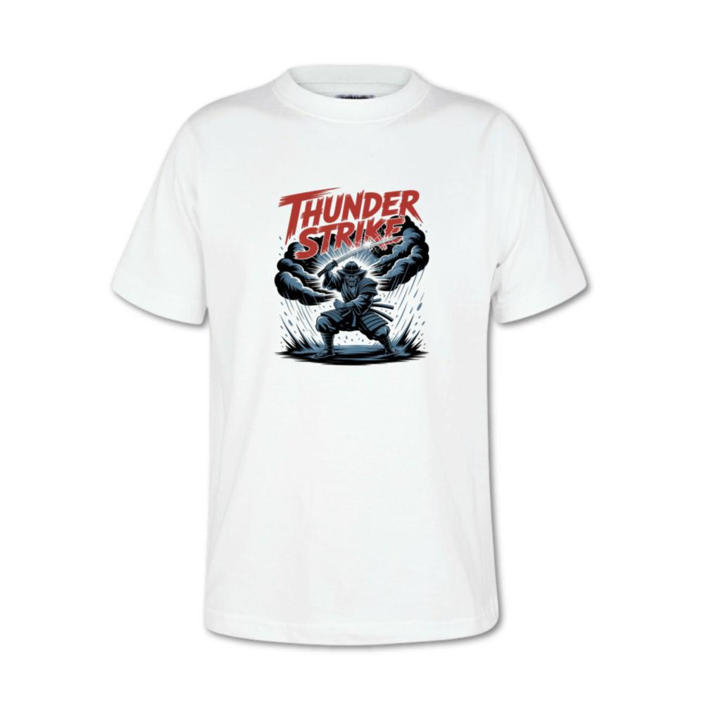 Thunder Strike Retro Fighter Design T-Shirt