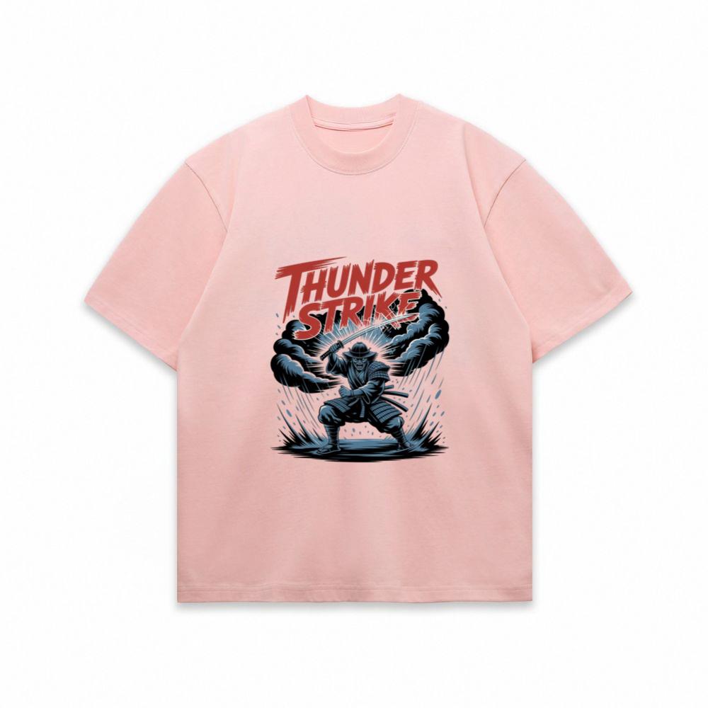Thunder Strike Retro Fighter Design T-Shirt