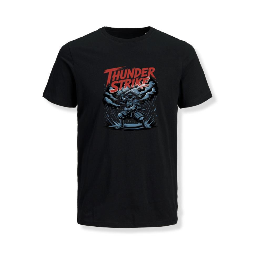 Thunder Strike Retro Fighter Design T-Shirt