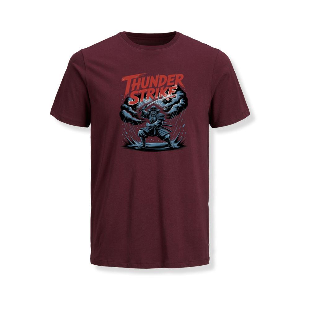 Thunder Strike Retro Fighter Design T-Shirt - Image 3