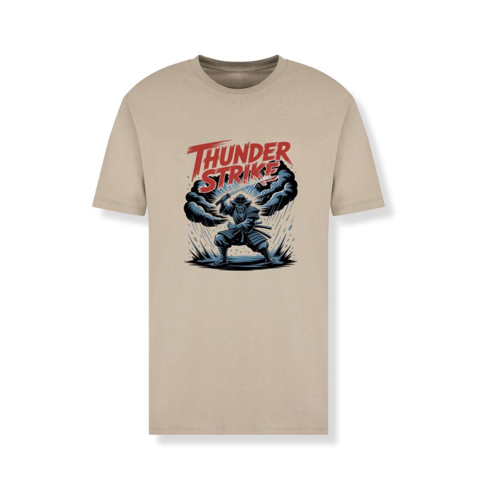 Thunder Strike Retro Fighter Design T-Shirt