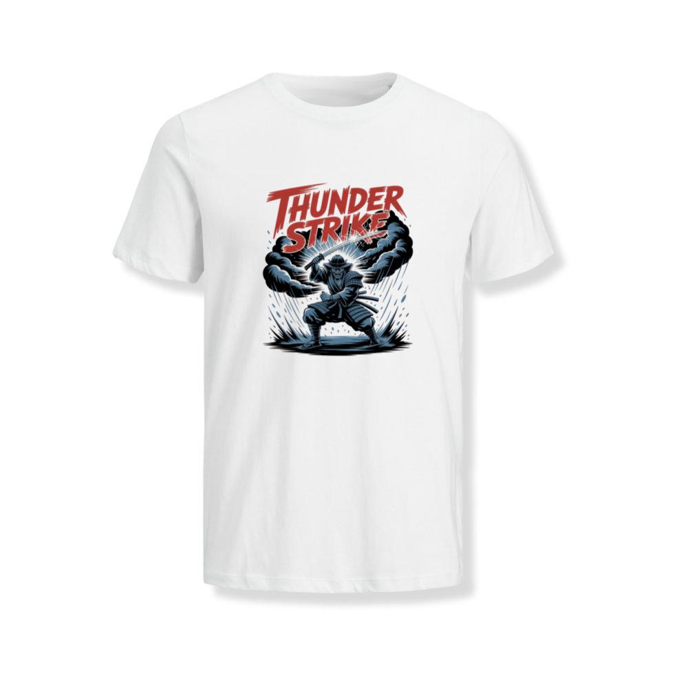 Thunder Strike Retro Fighter Design T-Shirt