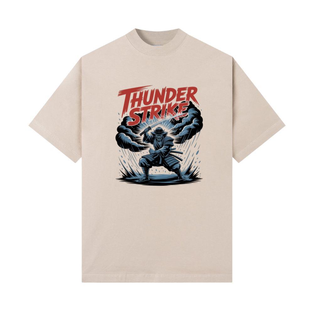 Thunder Strike Retro Fighter Design T-Shirts - Image 3