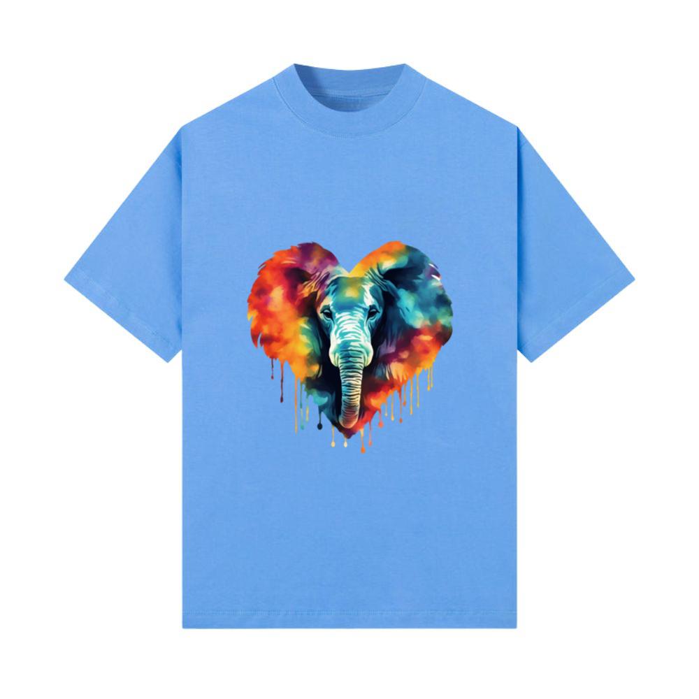 tie dye animal love elephant T-Shirt