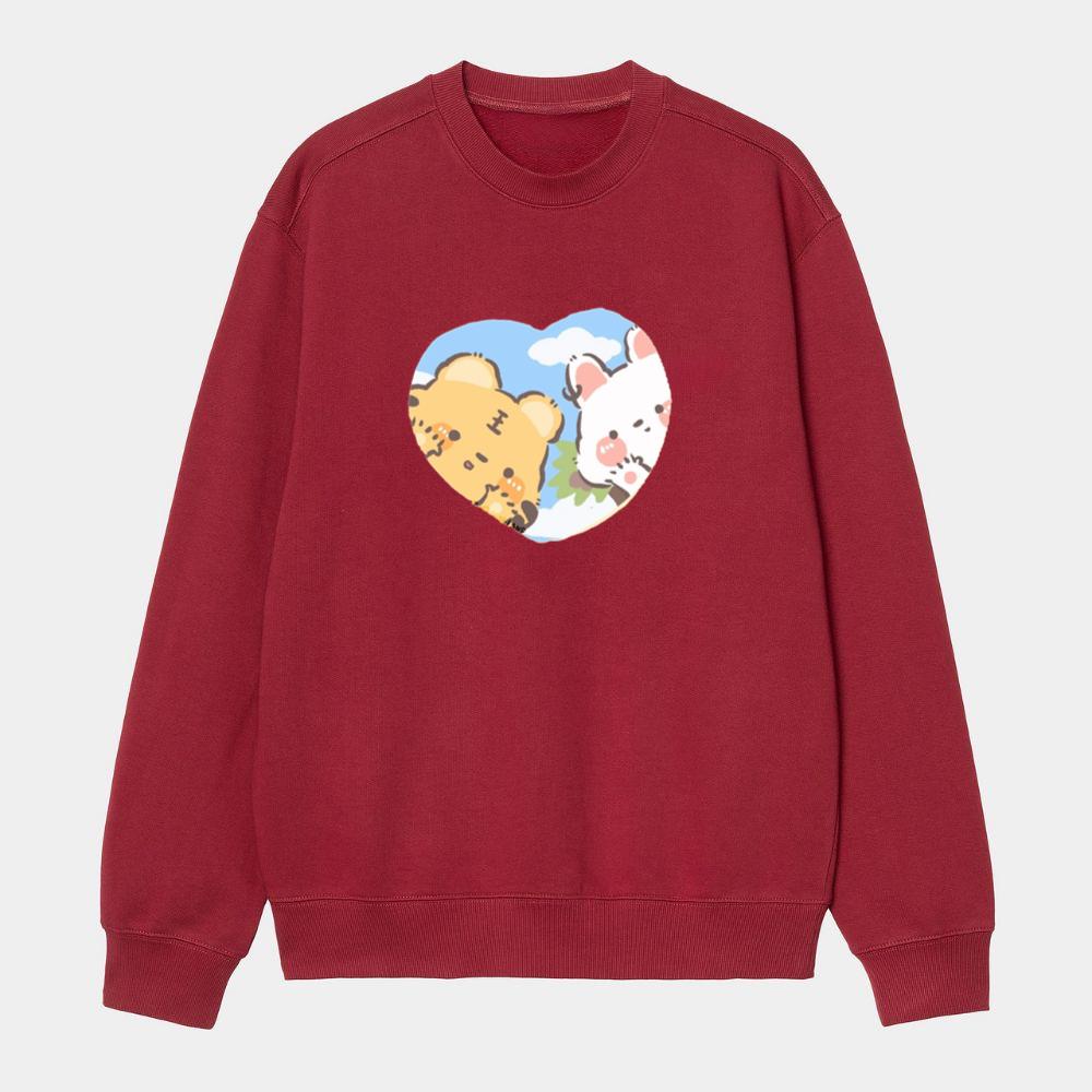 Tiger and Rabbit Love Sweatshirt