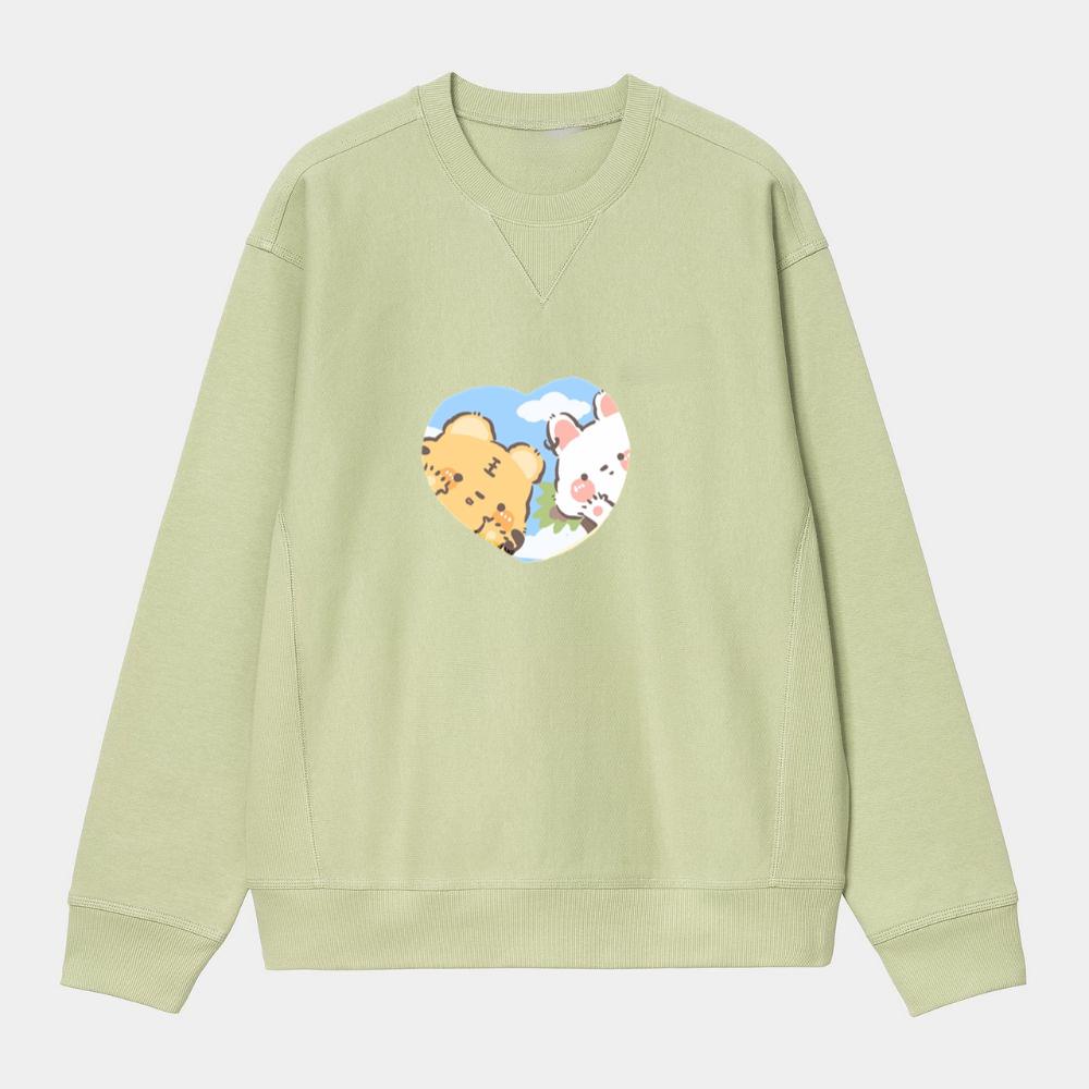 Tiger and Rabbit Love Sweatshirt
