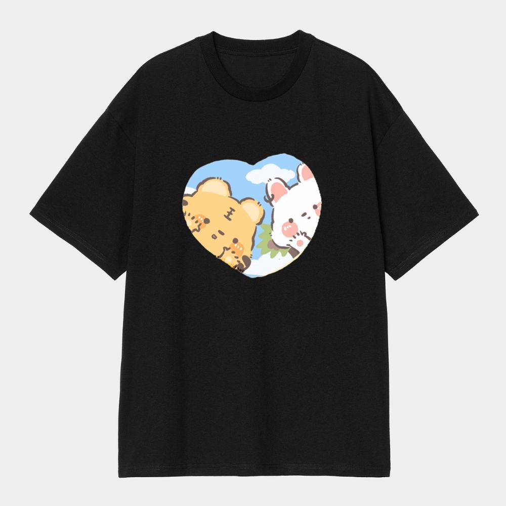 Tiger and Rabbit Love T-Shirts