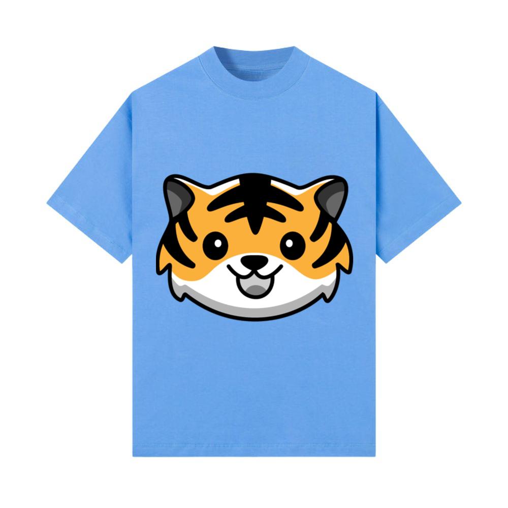 Tiger Head Kawaii Animal T-Shirt