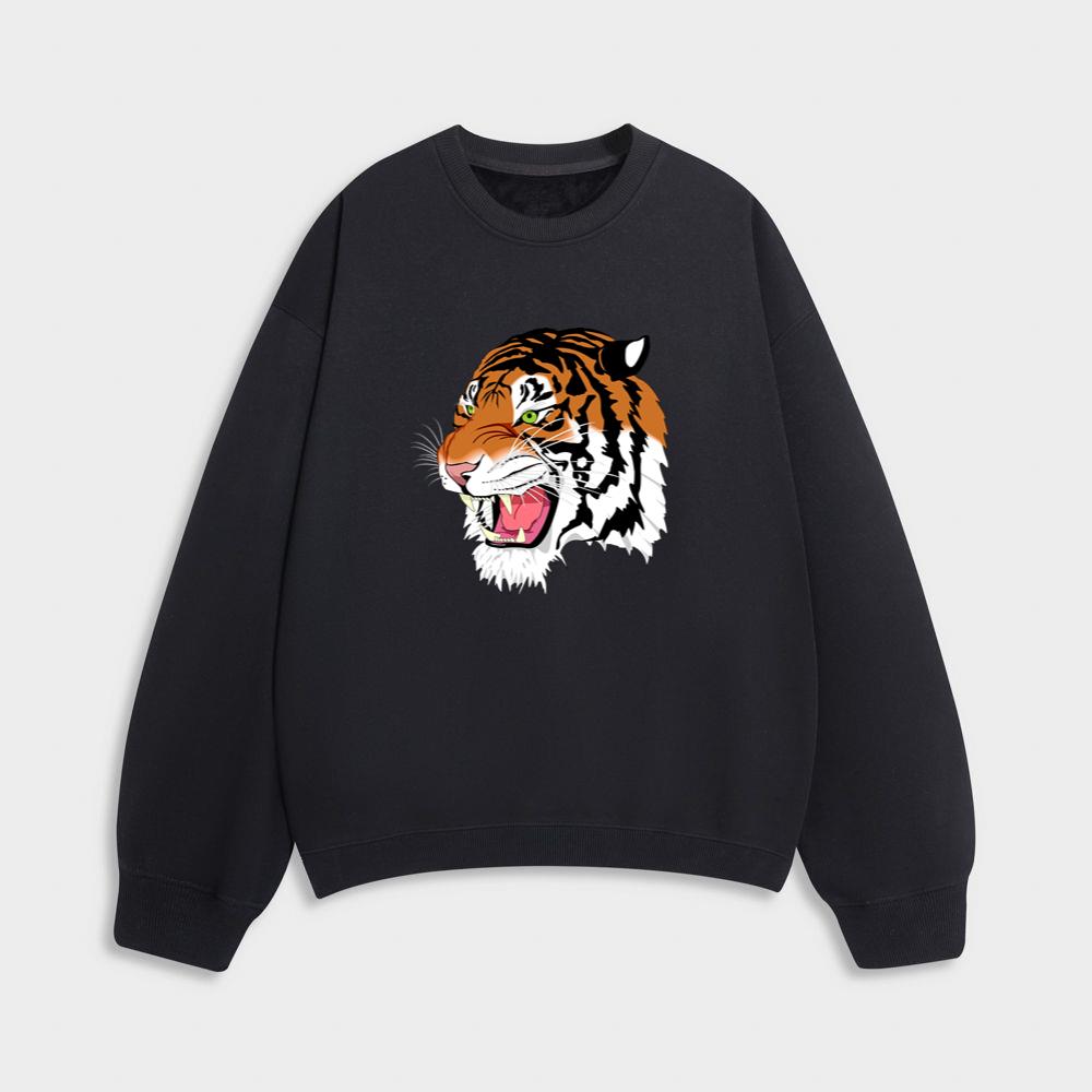 Tiger Head Roaring Sweatshirt