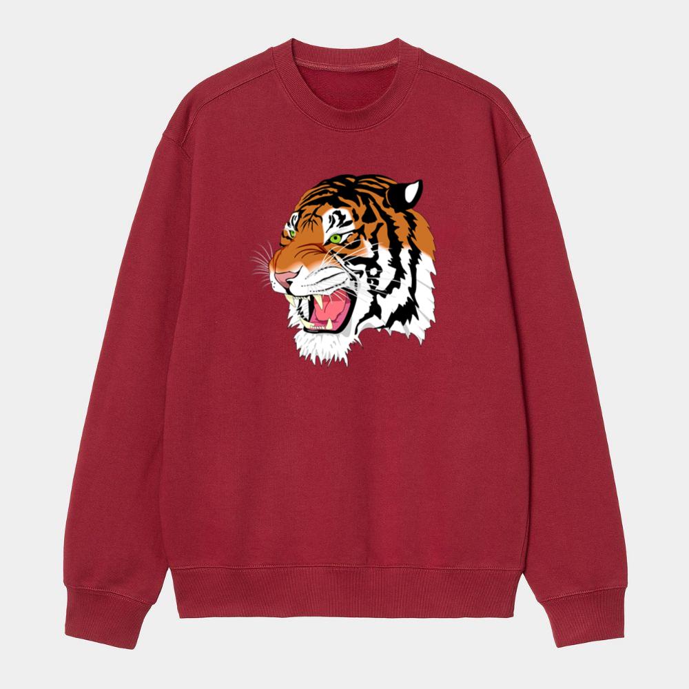 Tiger Head Roaring Sweatshirt