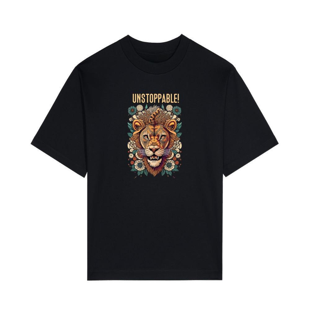Tiger Unstoppable Text T-Shirts