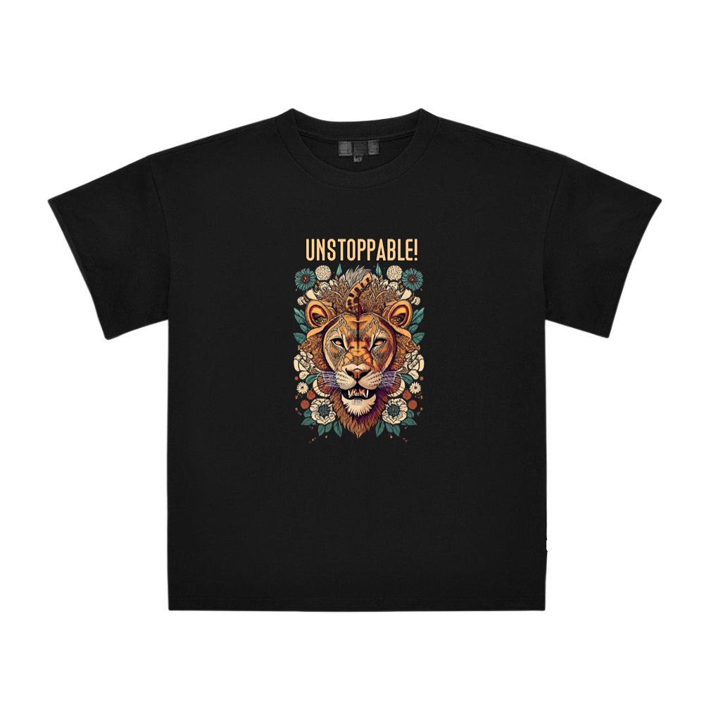 Tiger Unstoppable Text T-Shirts