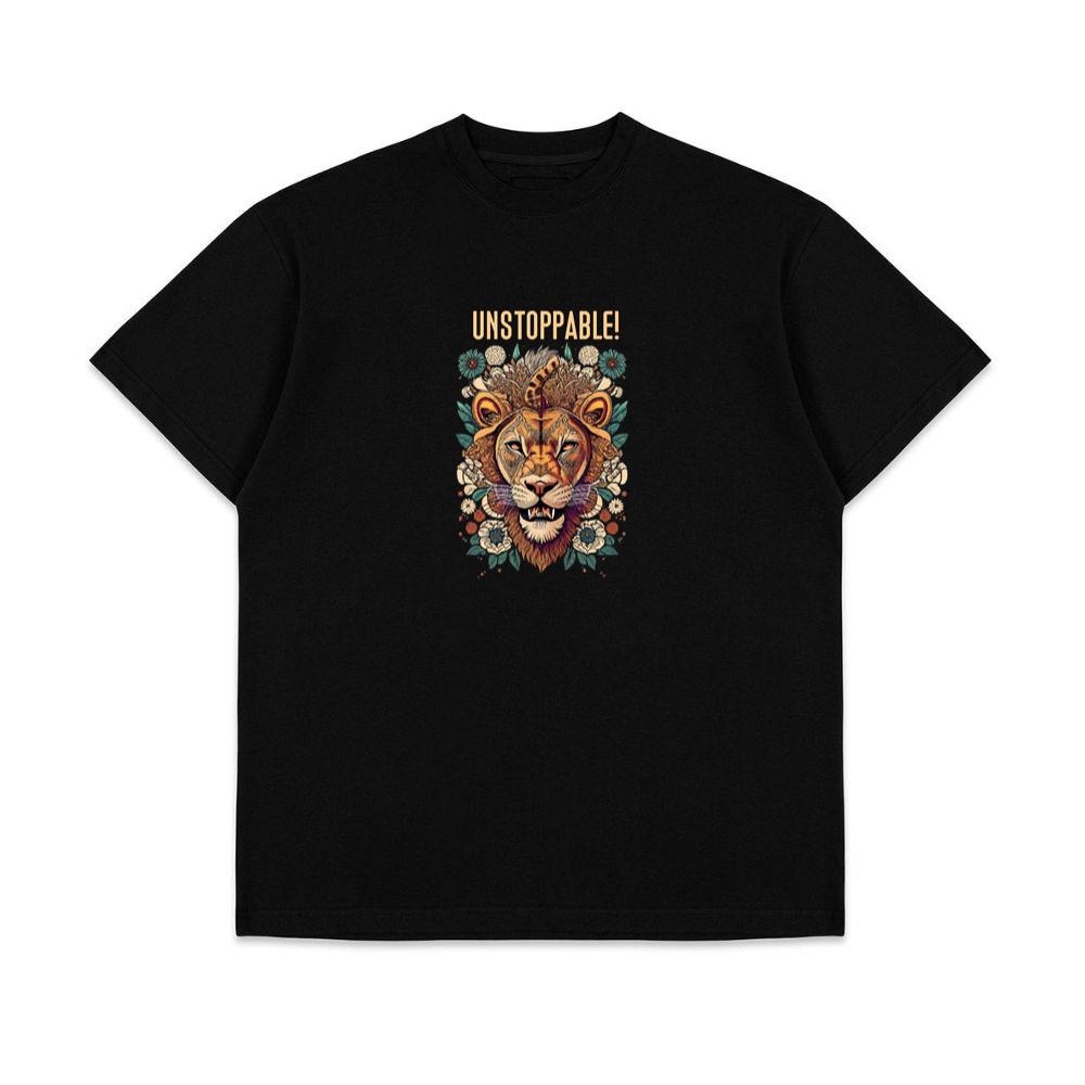 Tiger Unstoppable Text T-Shirts