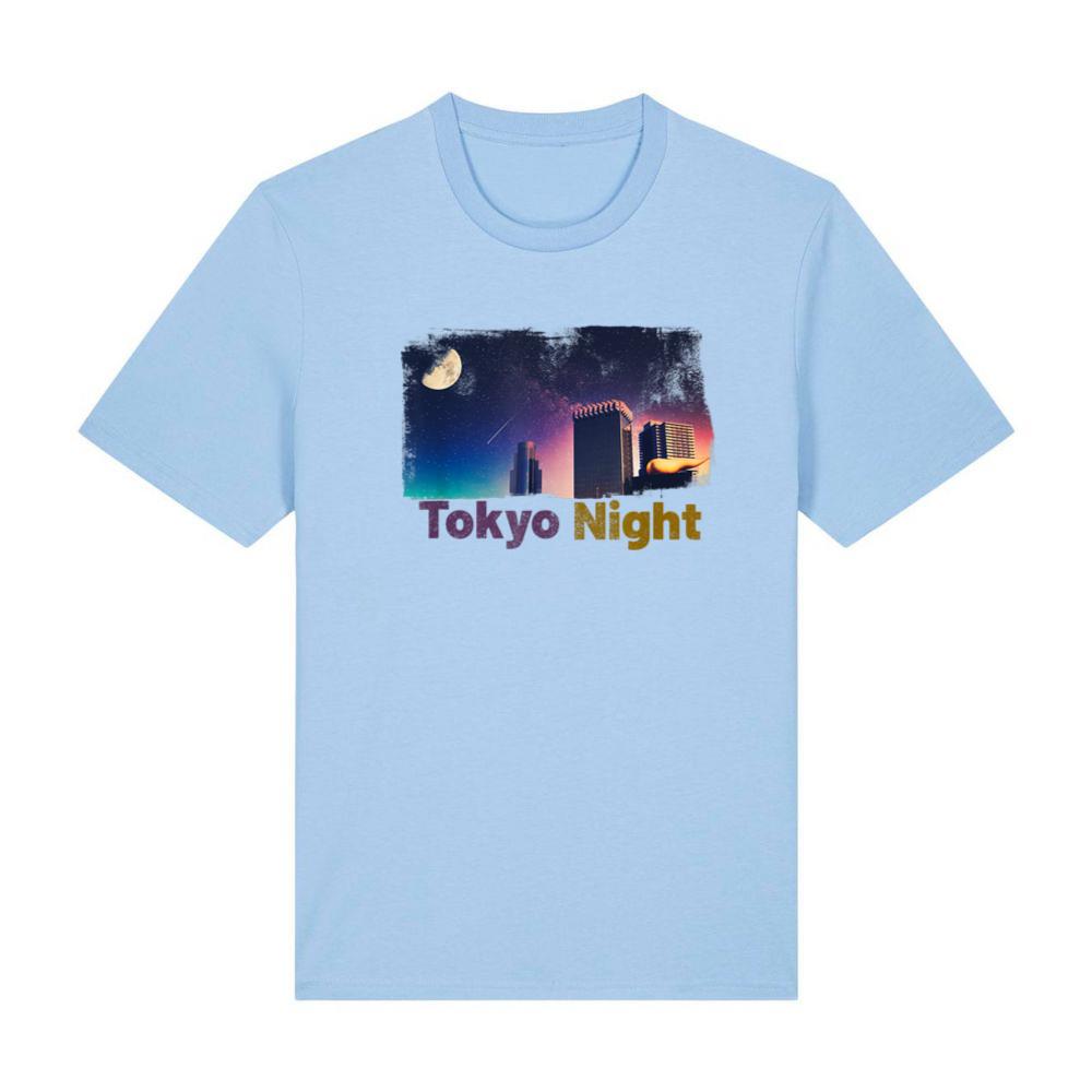Tokyo Night - Tokyo Japan Cityscape - Japanese Retro Vintage T-Shirt