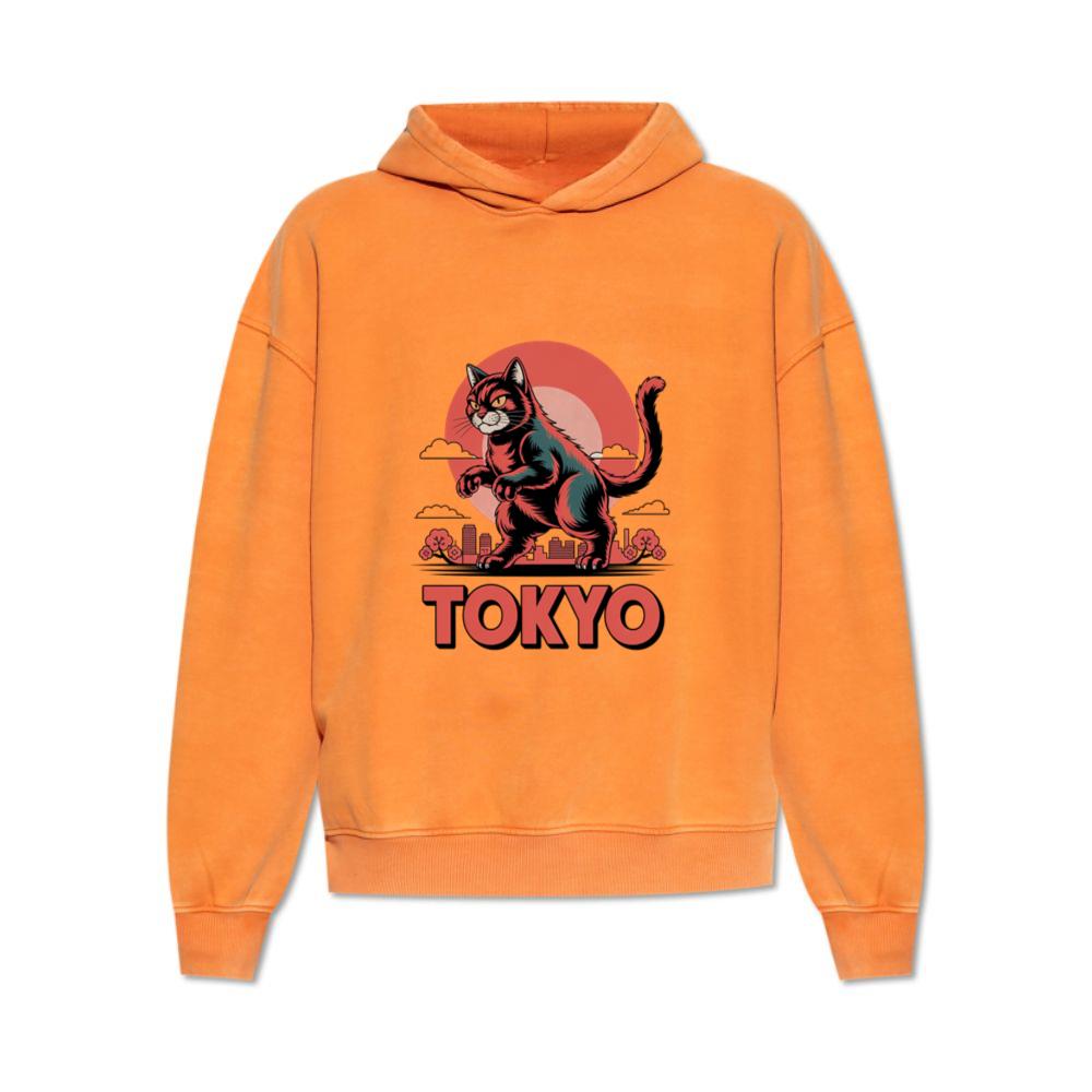 Tokyo Rising Sun Retro Japanese Design Hoodie
