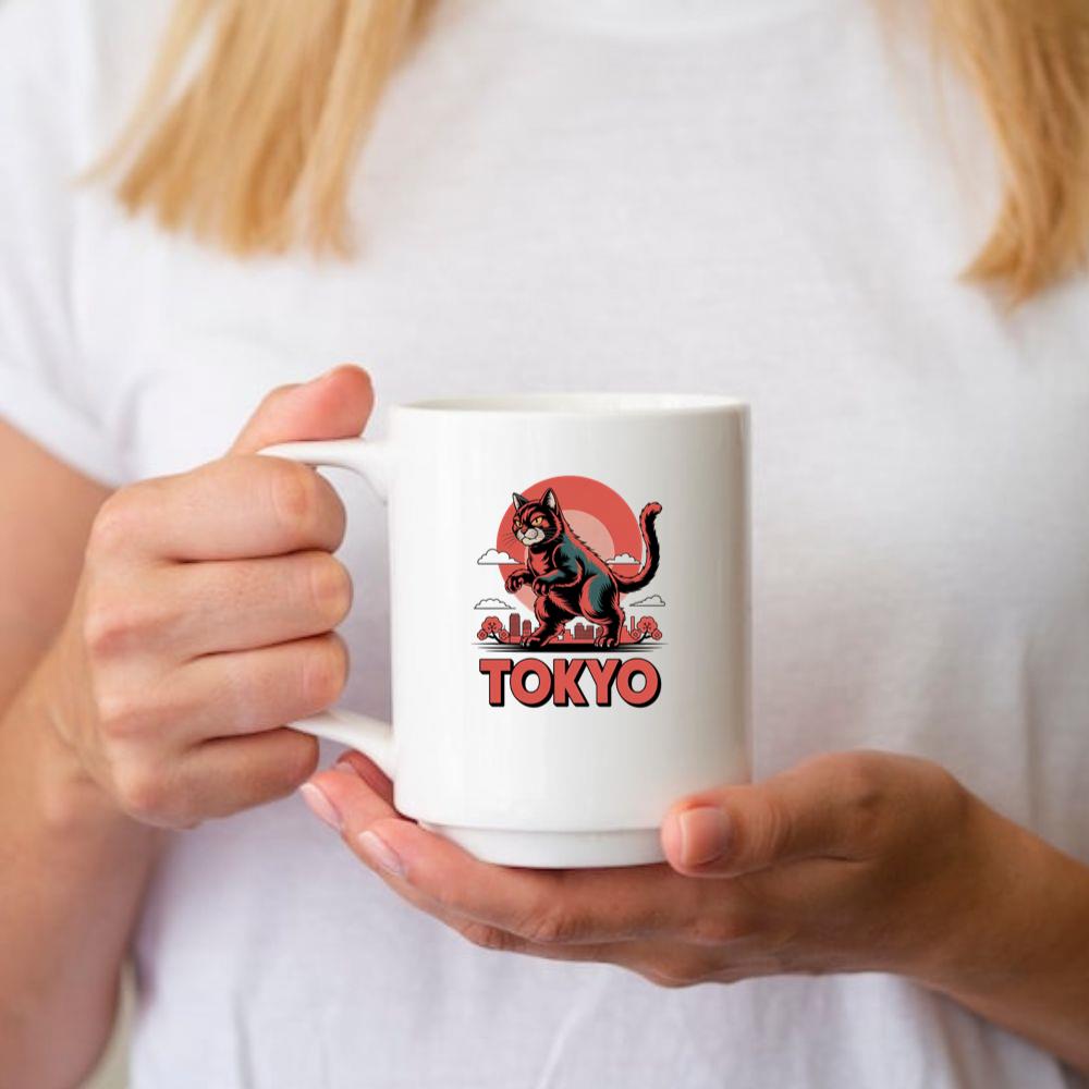 Tokyo Rising Sun Retro Japanese Design Mug