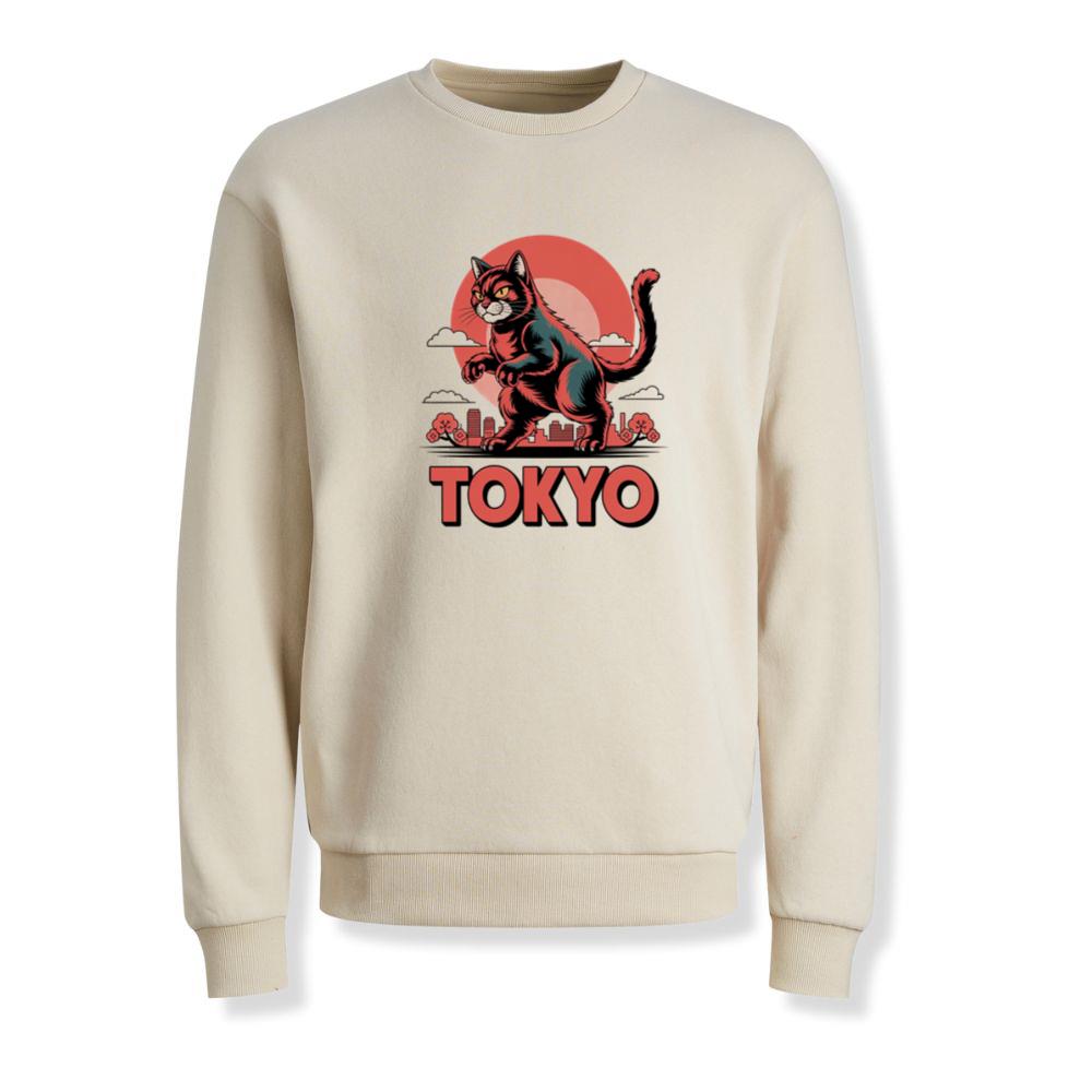 Tokyo Rising Sun Retro Japanese Design Sweatshirt - Image 2