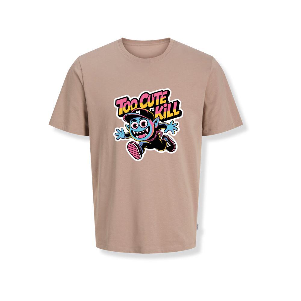 Too Cute to Kill Funny Cartoon Monster Design T-Shirts