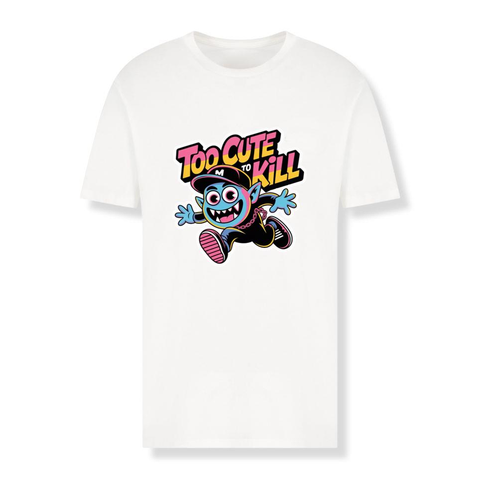 Too Cute to Kill Funny Cartoon Monster Design T-Shirts