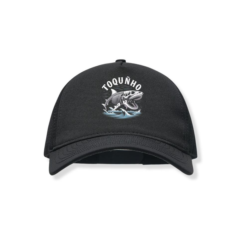 Toquinho Fish Skeleton Punk Rock Graphic Black Hat