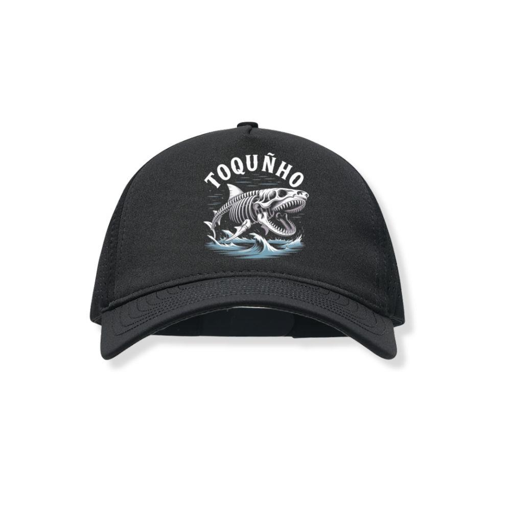 Toquinho Fish Skeleton Punk Rock Graphic Black Hat