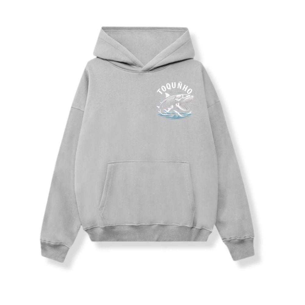 Toquinho Fish Skeleton Punk Rock Graphic Hoodie
