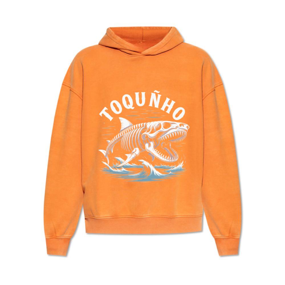 Toquinho Fish Skeleton Punk Rock Graphic Hoodies