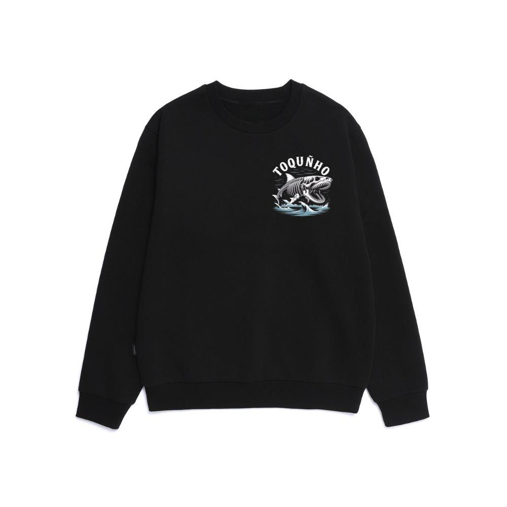Toquinho Fish Skeleton Punk Rock Graphic Sweatshirt