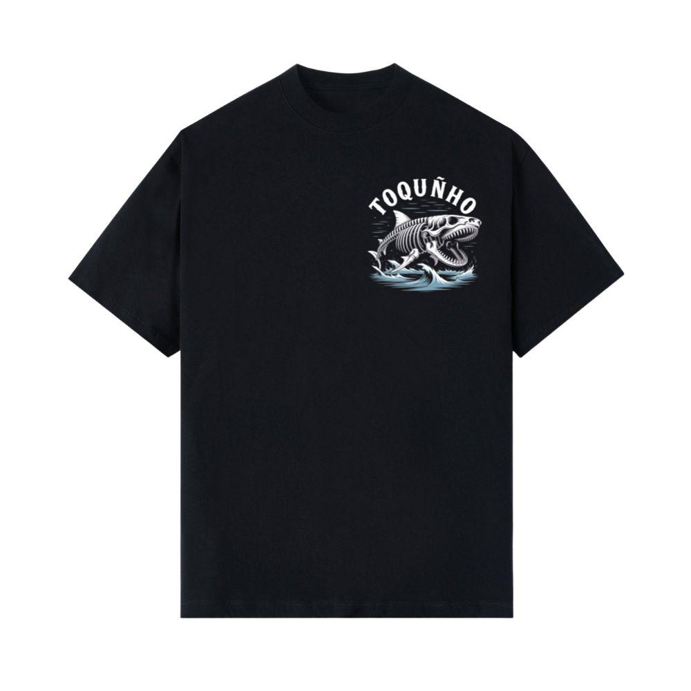 Toquinho Fish Skeleton Punk Rock Graphic T-Shirt