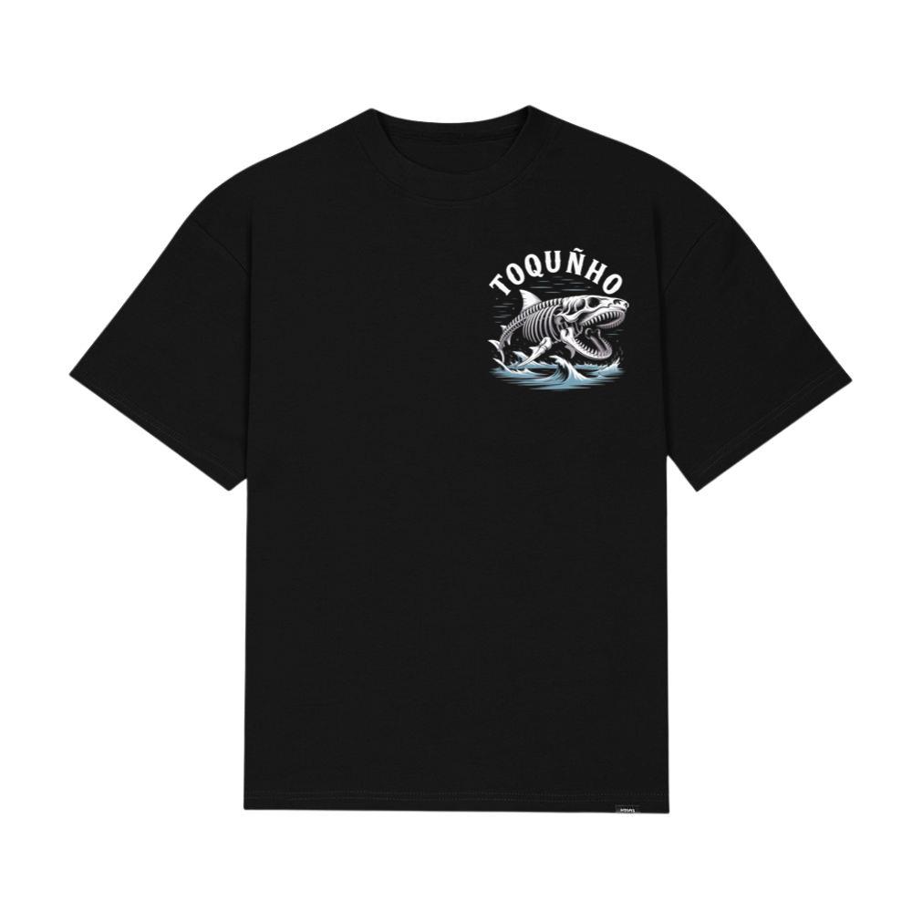 Toquinho Fish Skeleton Punk Rock Graphic T-Shirt