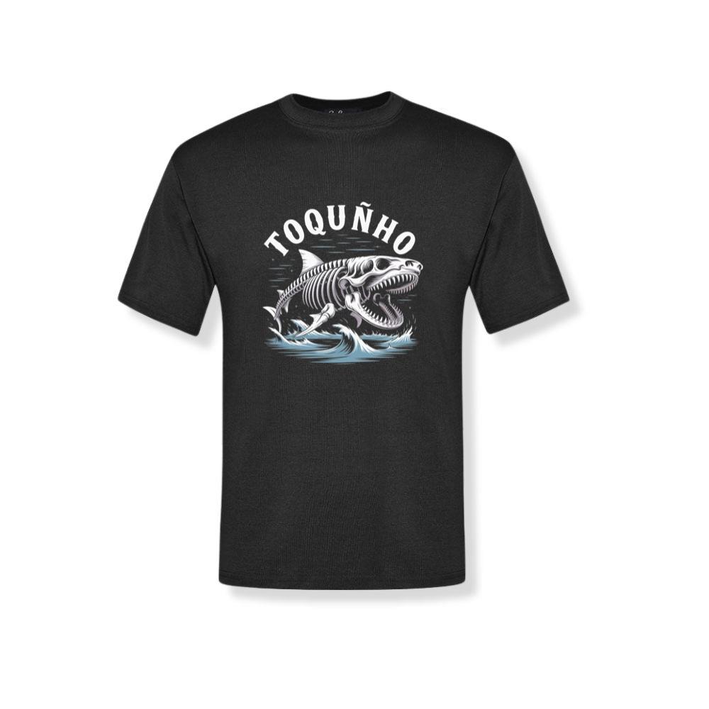 Toquinho Fish Skeleton Punk Rock Graphic T-Shirt