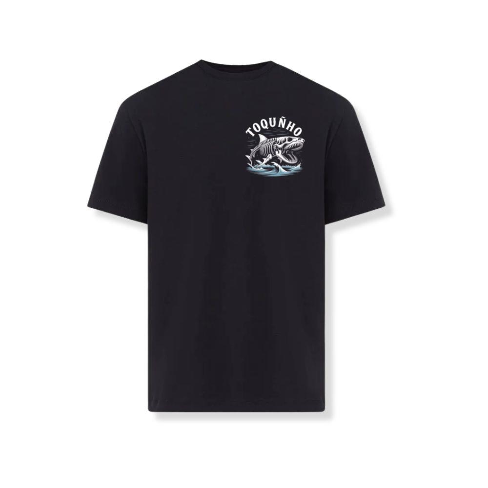 Toquinho Fish Skeleton Punk Rock Graphic T-Shirt
