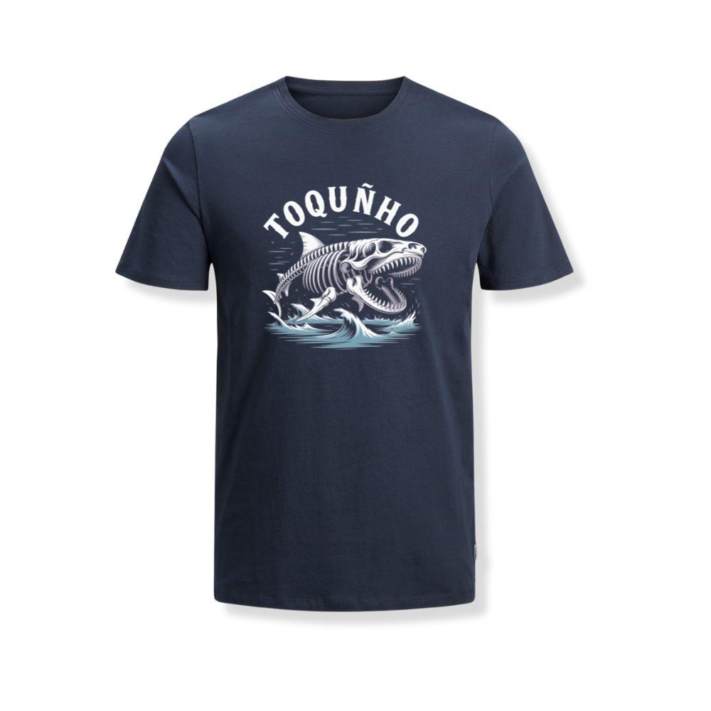 Toquinho Fish Skeleton Punk Rock Graphic T-Shirt - Image 2