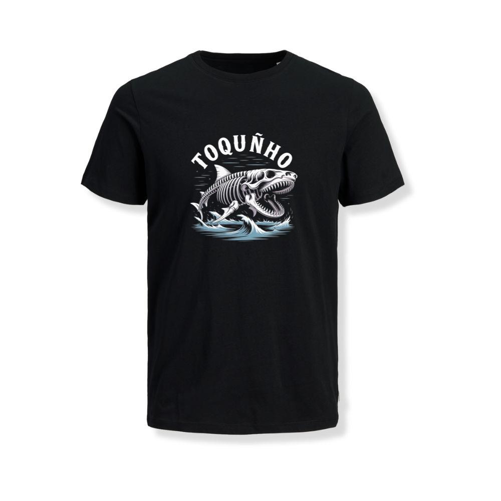 Toquinho Fish Skeleton Punk Rock Graphic T-Shirts
