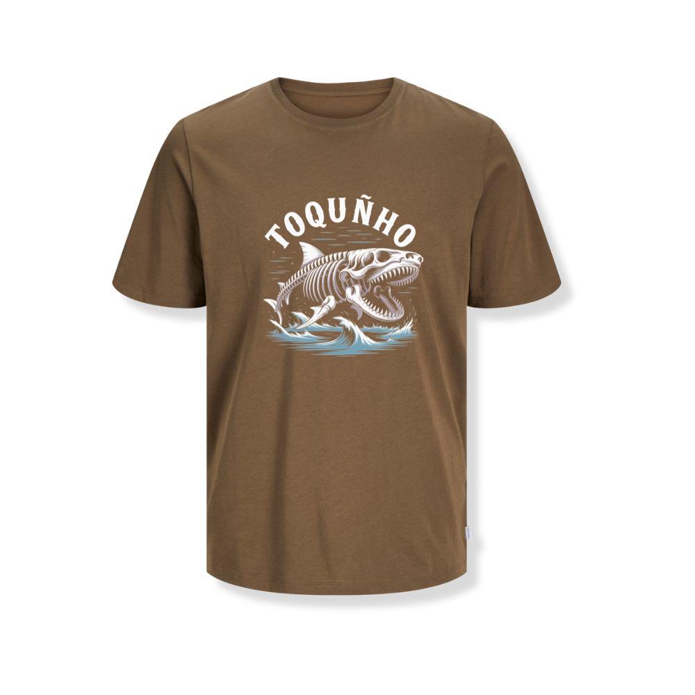 Toquinho Fish Skeleton Punk Rock Graphic T-Shirts