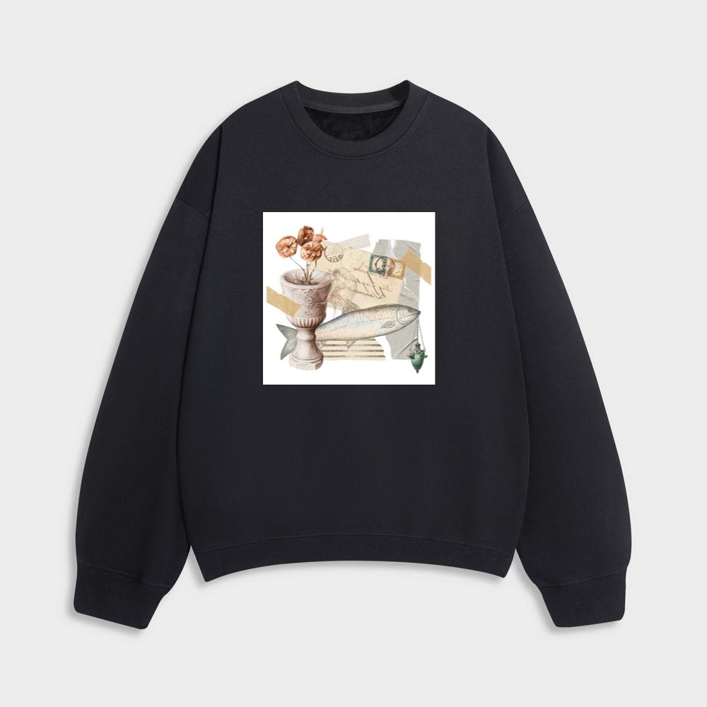 Torn Paper Antique Story Sweatshirt
