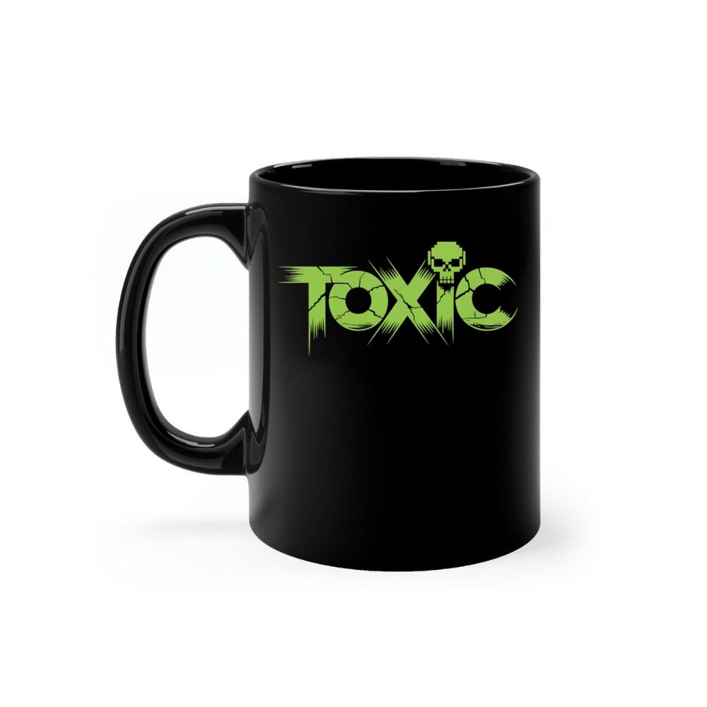 Toxic Skull Neon Letters Dark Style Mug
