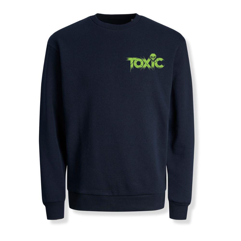 Toxic Skull Neon Letters Dark Style Sweatshirts
