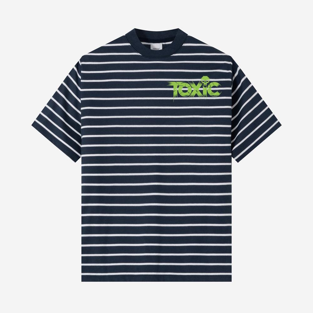 Toxic Skull Neon Letters Dark Style T-Shirts