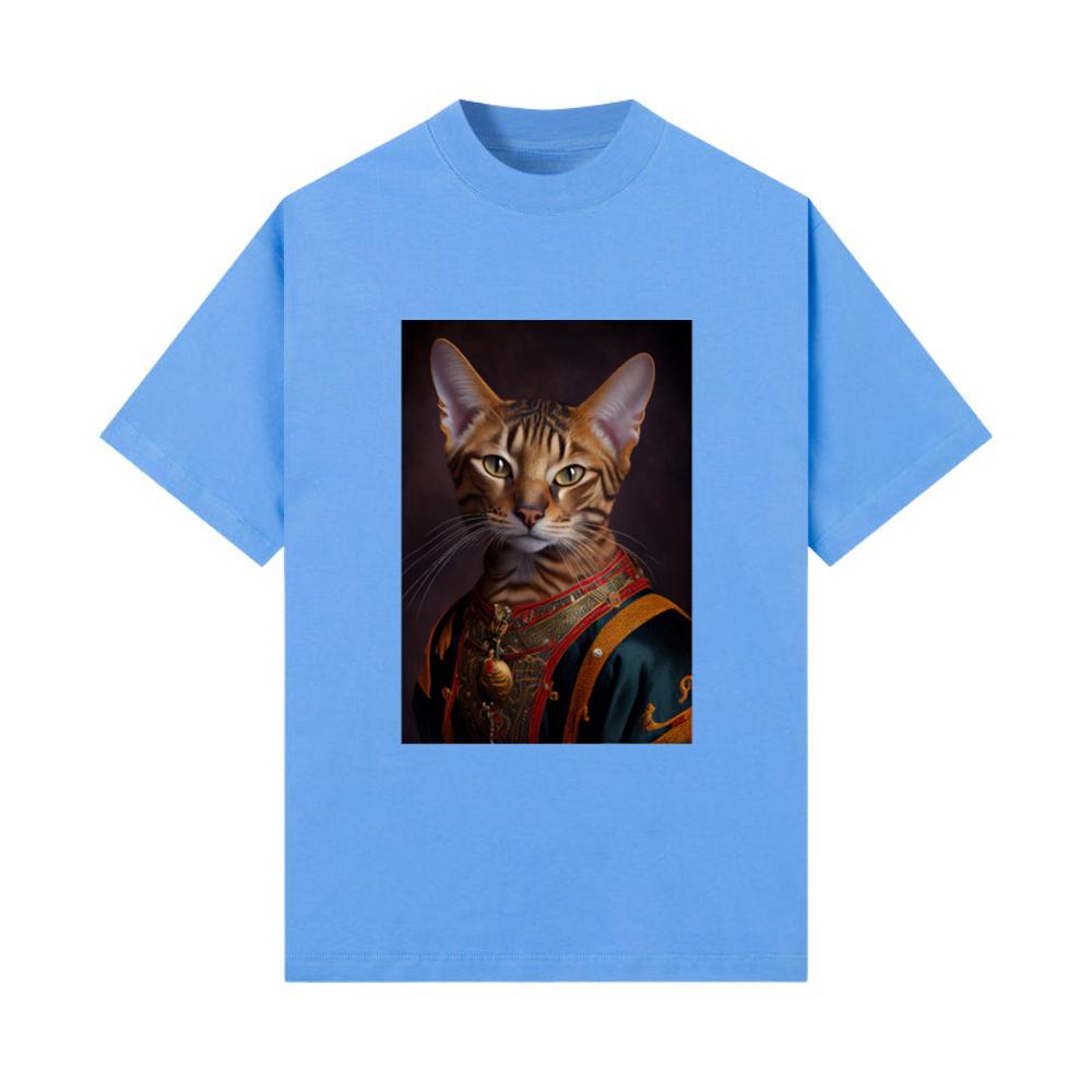 Toyger Cat Breed Portrait Royal Renaissance Animal T-Shirt